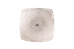 Handcrafted Pure Silver Plated Designer Bowl, Decorative Bowl