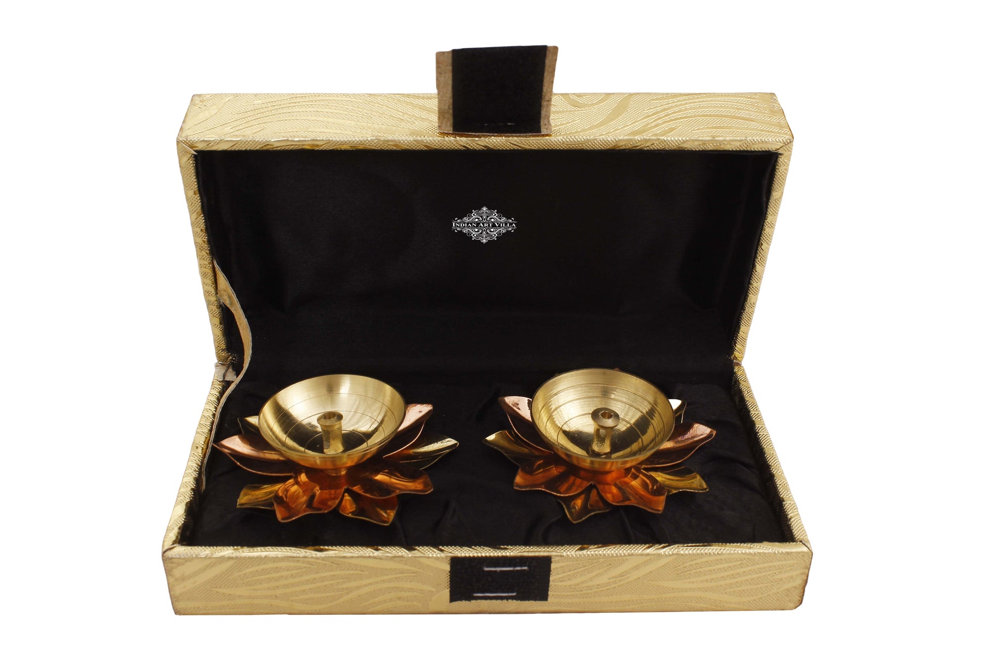 Pure Copper & Brass Plated Diya