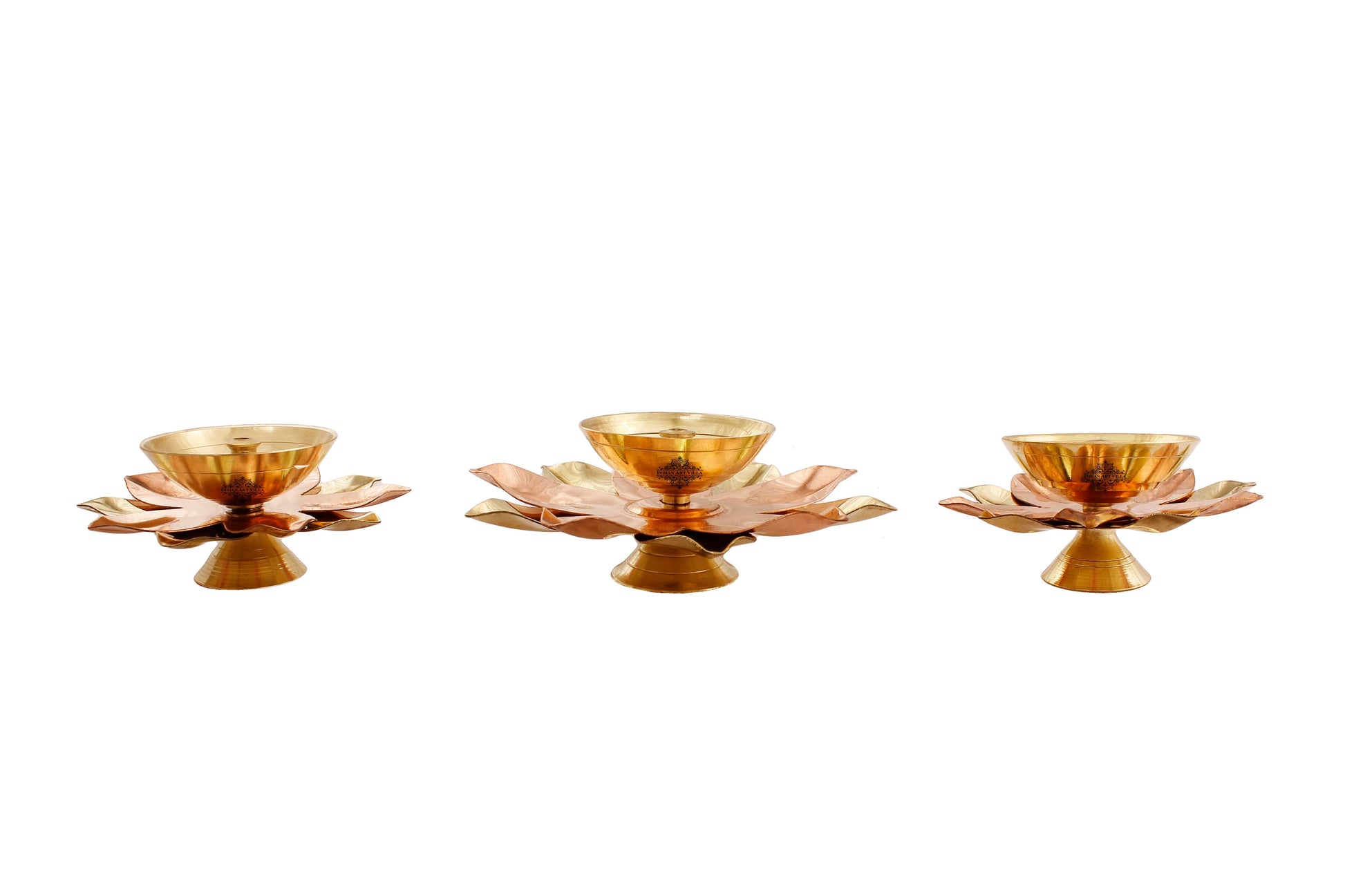 Pure Copper & Brass Plated Diya
