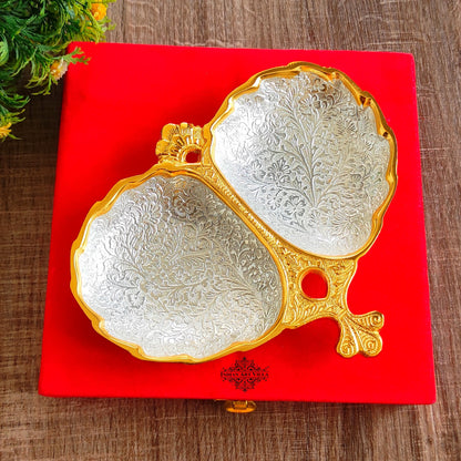 Silver-plated gold Polished aluminum Decorative Platter