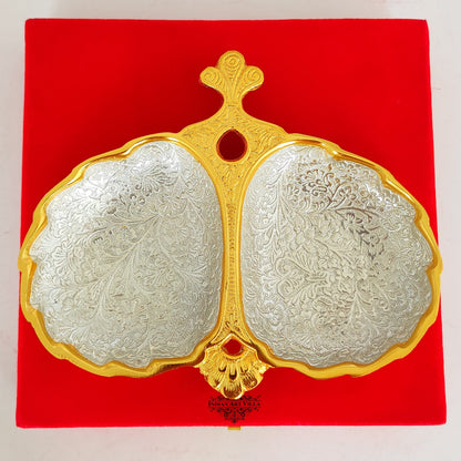 Silver-plated gold Polished aluminum Decorative Platter