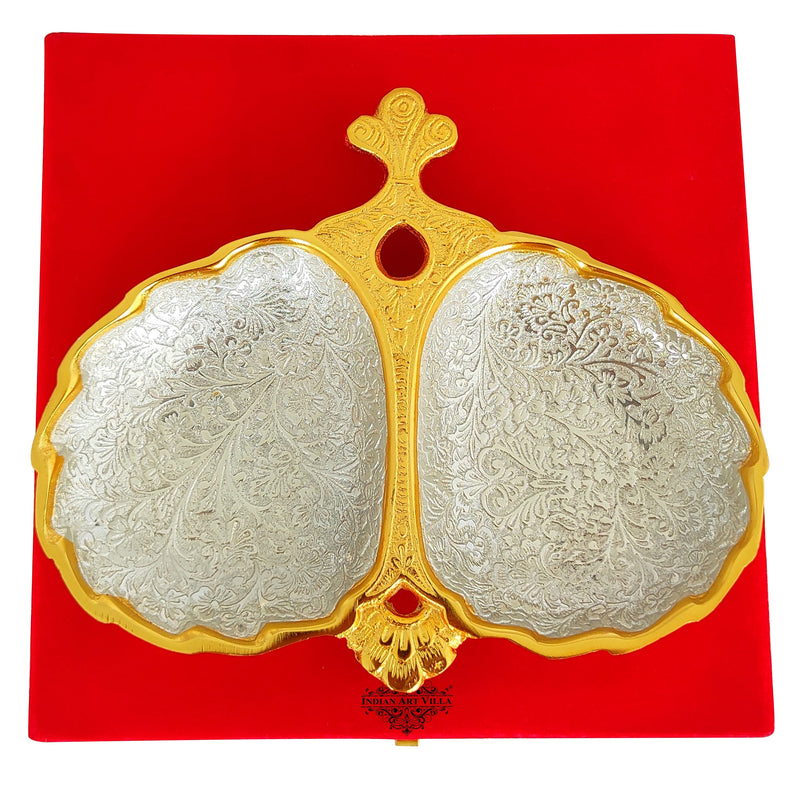 Silver-plated gold Polished aluminum Decorative Platter