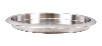 Pure Steel Plain Bar Tray -34.54 cm Diameter