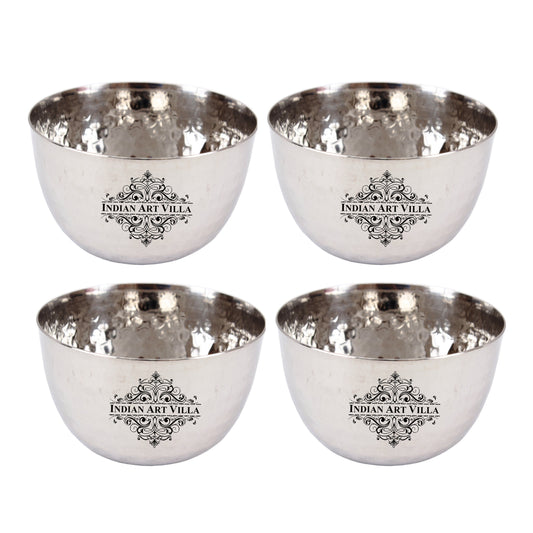 Steel Hammered Design Bowl 200 ML