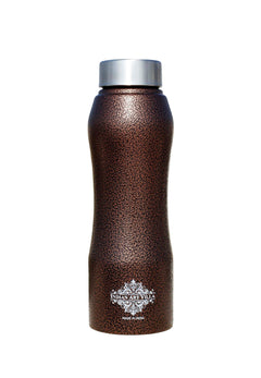 Pure Steel Bottle Ergonomic Design With Steel Cap Antique Copper 750 ML