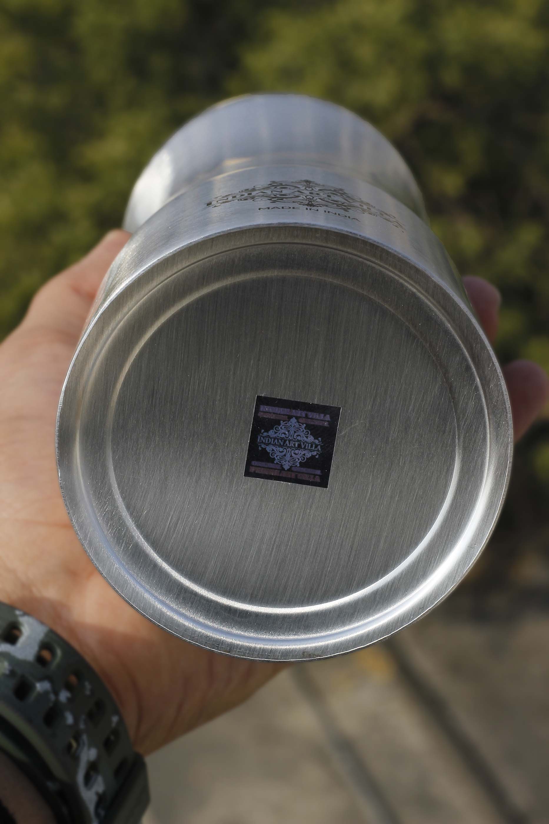 Pure Steel Bottle Ergonomic Design With Steel Cap Plain Matt 750 ML