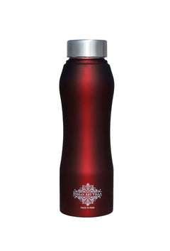 Pure Steel Bottle Ergonomic Design With Red Color 750 ML