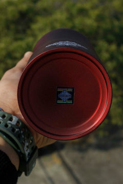 Pure Steel Bottle Ergonomic Design With Red Color 750 ML