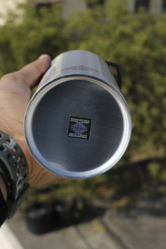 Steel Flat Bottle With Sipper Cap Plain Matt 750 ML