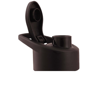 Steel Flat Bottle With Sipper Cap Plain Matt 750 ML