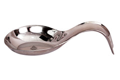 Stainless Steel Spoon Rest Holder, Tableware Hotel Restaurant, Length 21.59 cm, Silver