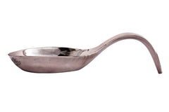 Stainless Steel Spoon Rest Holder, Tableware Hotel Restaurant, Length 21.59 cm, Silver