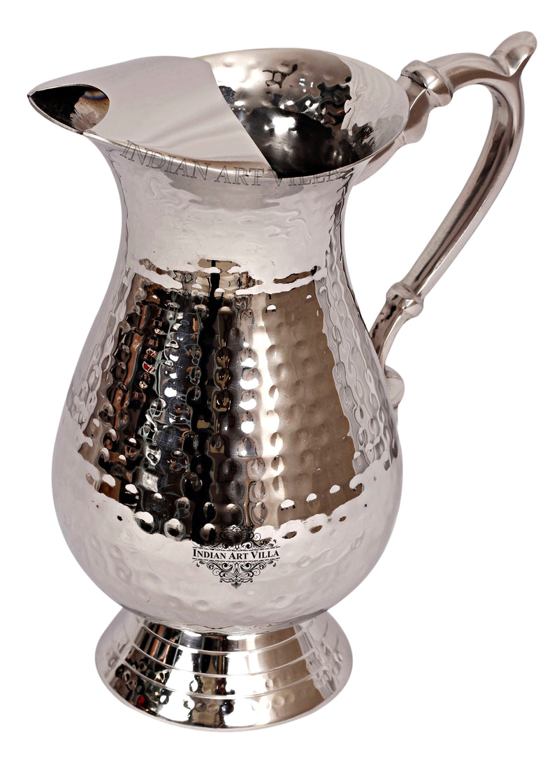 Handcrafted Pure Steel Jug, Hammered Design 1500 ML