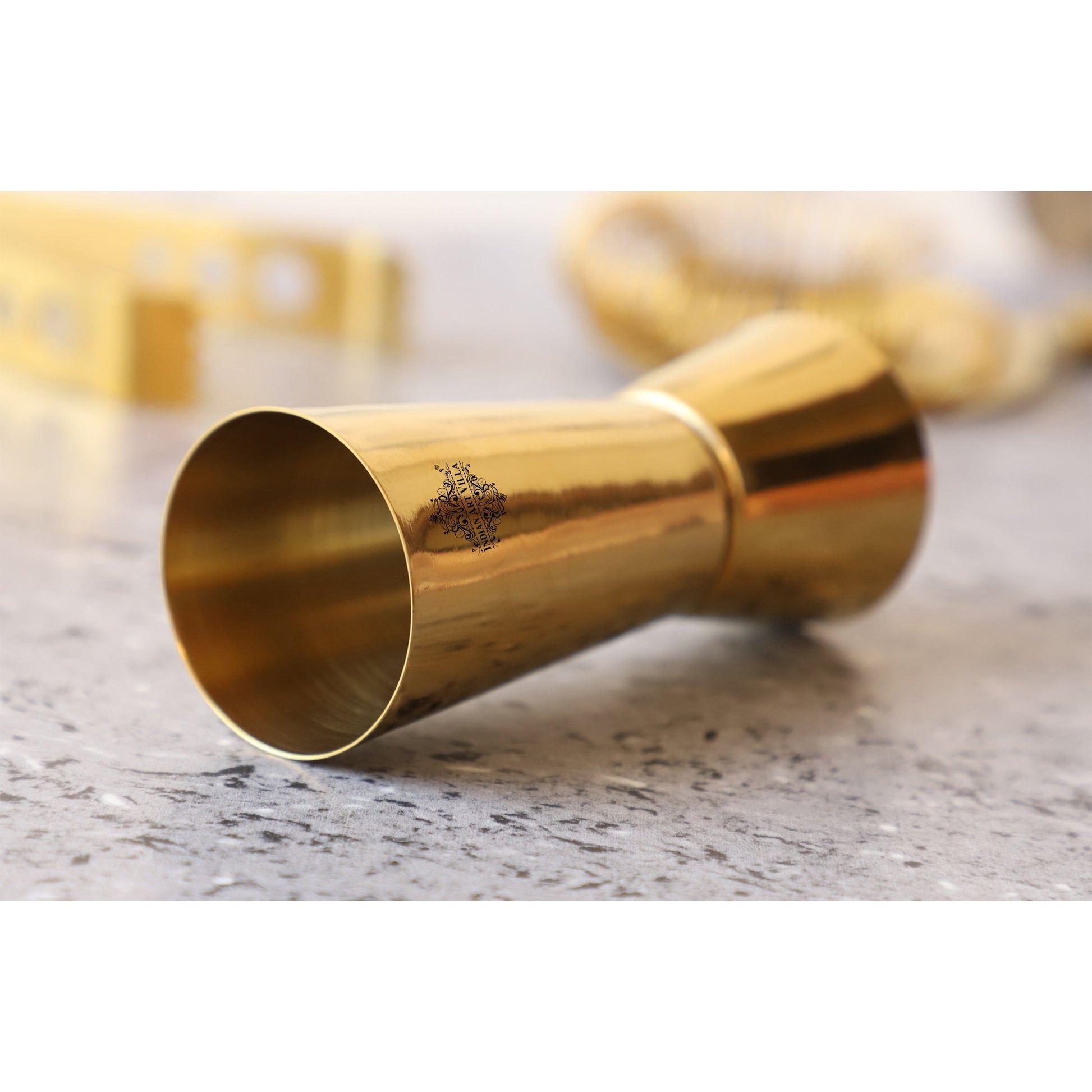 Pure Stainless Steel Double Sided Peg Measure Glass, Bareware, Bar Accessories & Tools For Bars, Catering Venues, Home, Office, Party, Hotels, Volume-60 & 30 ML