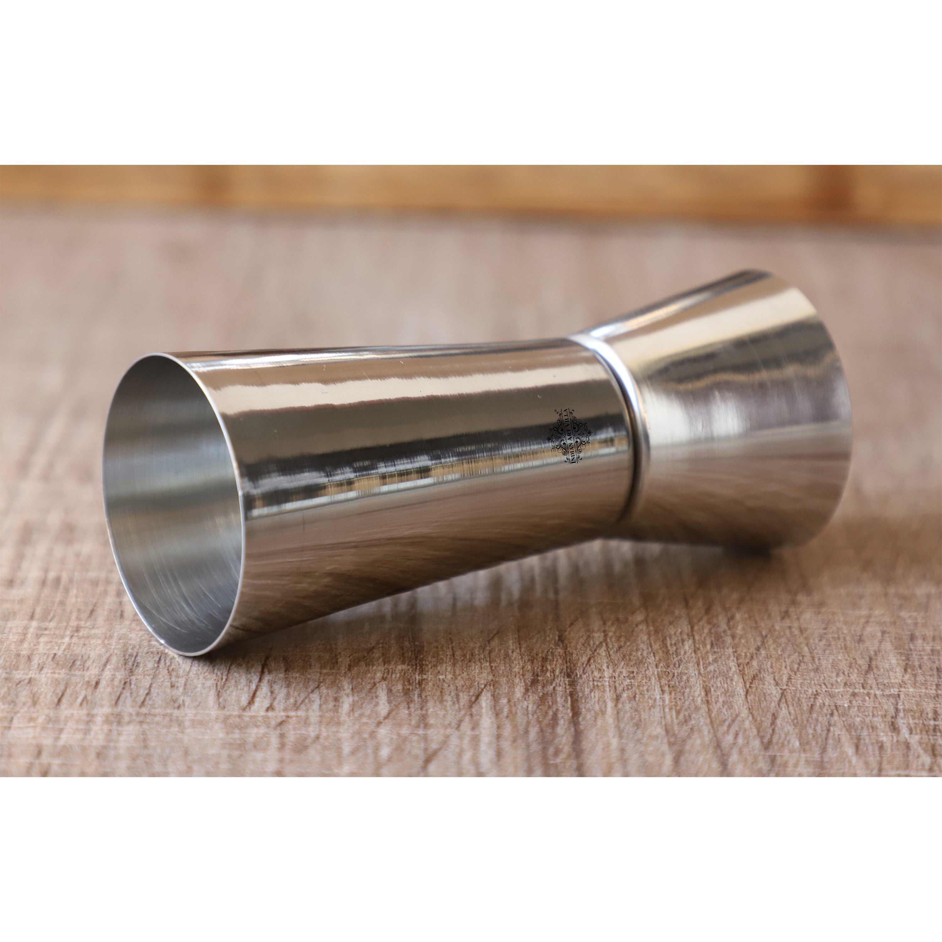 Pure Stainless Steel Double Sided Peg Measure Glass, Bareware, Bar Accessories & Tools For Bars, Catering Venues, Home, Office, Party, Hotels, Volume-60 & 30 ML