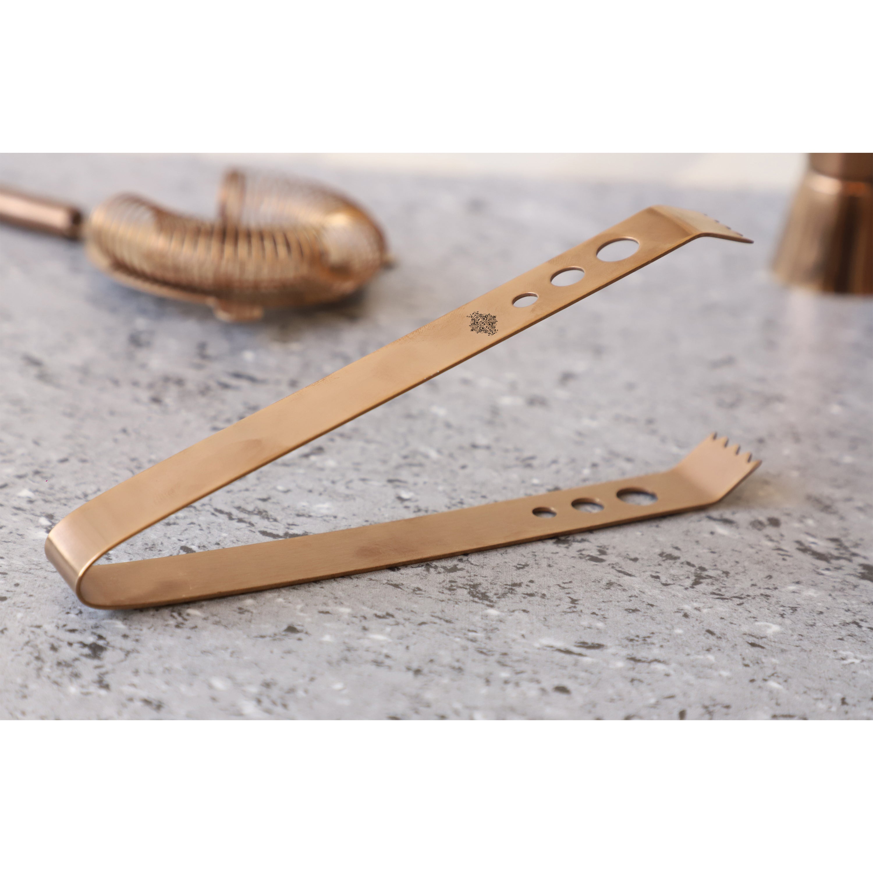 Stainless Steel Ice Tonge / Ice Picker, Bareware, Bar Accessories & Tools For Bars, Catering Venues, Home, Party, Hotels Set of 4