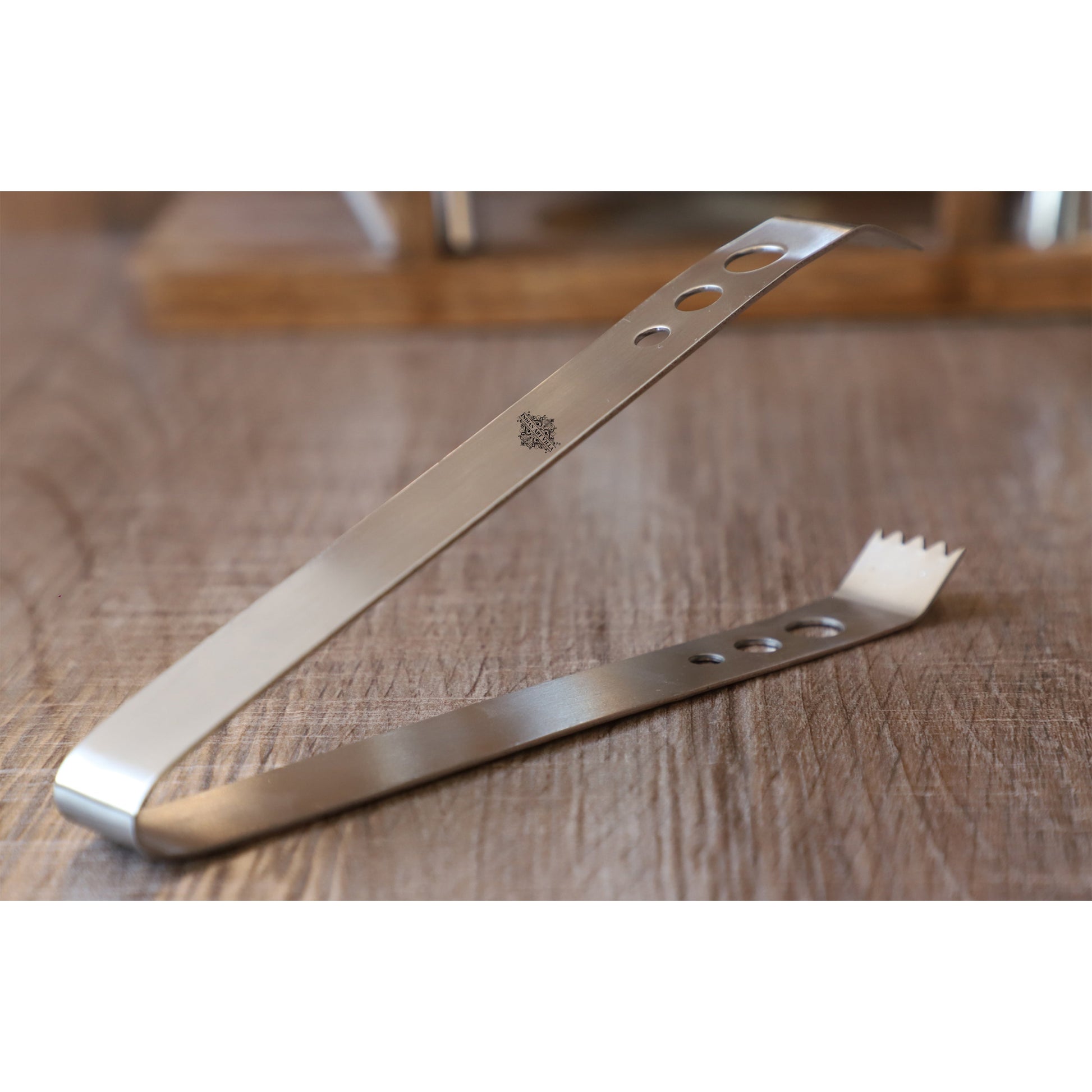 Stainless Steel Ice Tonge / Ice Picker, Bareware, Bar Accessories & Tools For Bars, Catering Venues, Home, Party, Hotels Set of 4