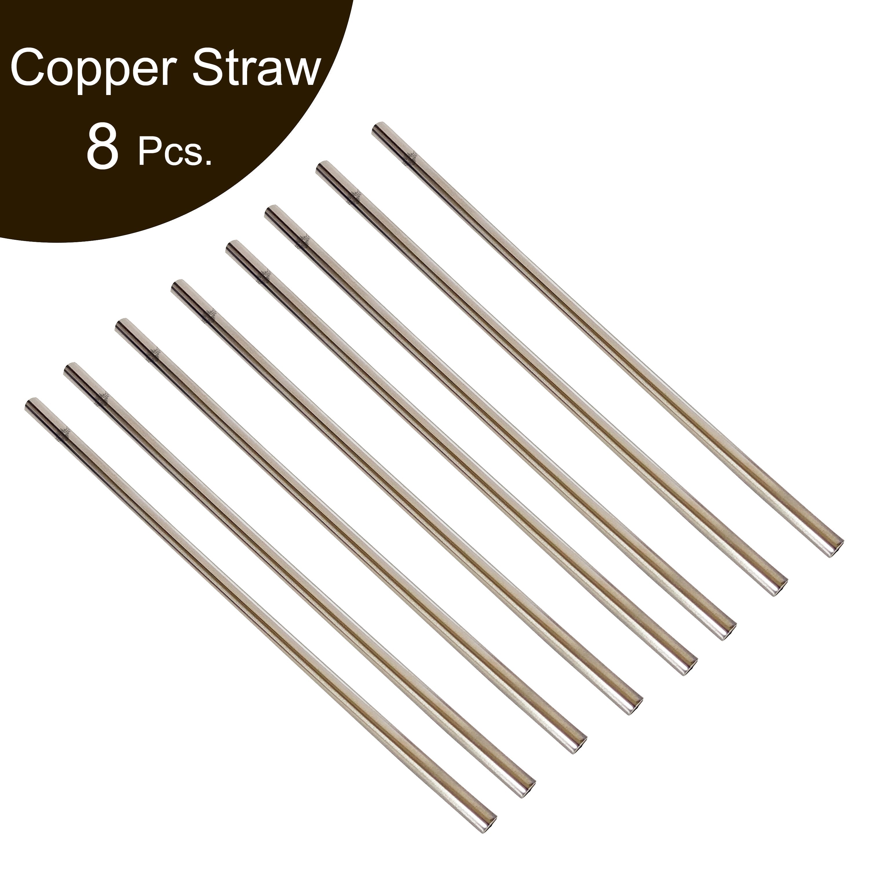 Pure Stainless Steel Shine Finish Straw, Barware, Bar Accessories & Tools For Bars, Catering Venues, Home, Office, Party, Hotels, Length-20.32 cm
