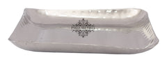 Pure Steel Hammered Design Square Platter