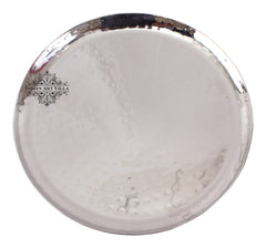 Set of 2 Steel Beeded Oval Platter 30 cm Length