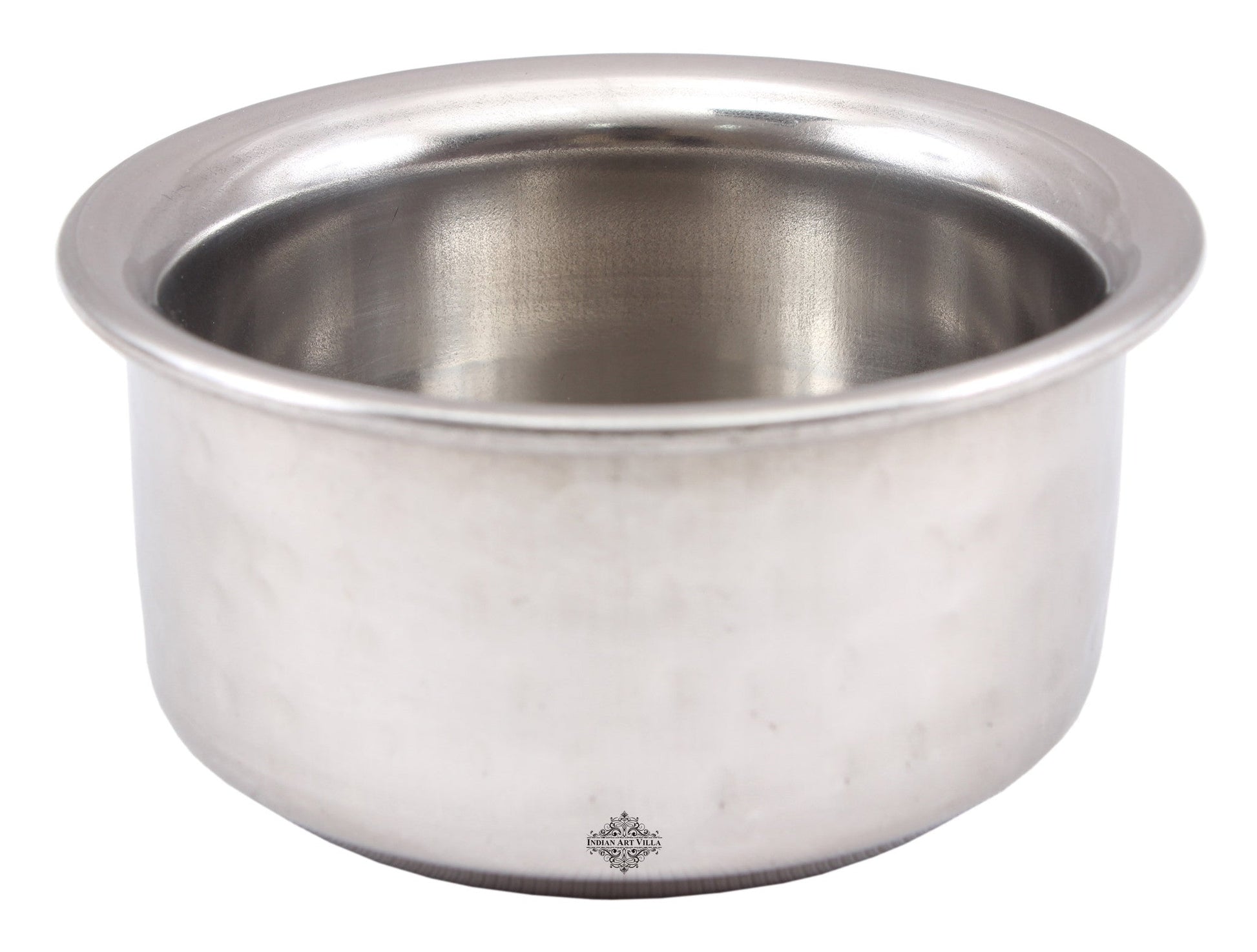 Pure Steel Hammered Design Round Beeded Bowl Katori