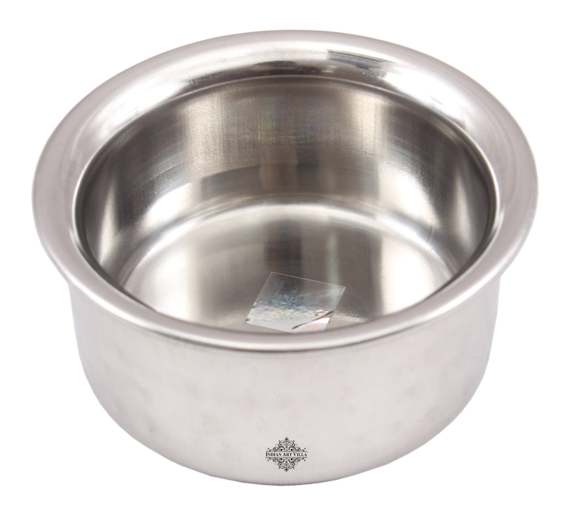Pure Steel Hammered Design Round Beeded Bowl Katori
