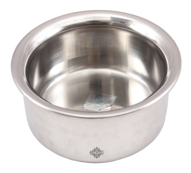 Pure Steel Hammered Design Round Beeded Bowl Katori