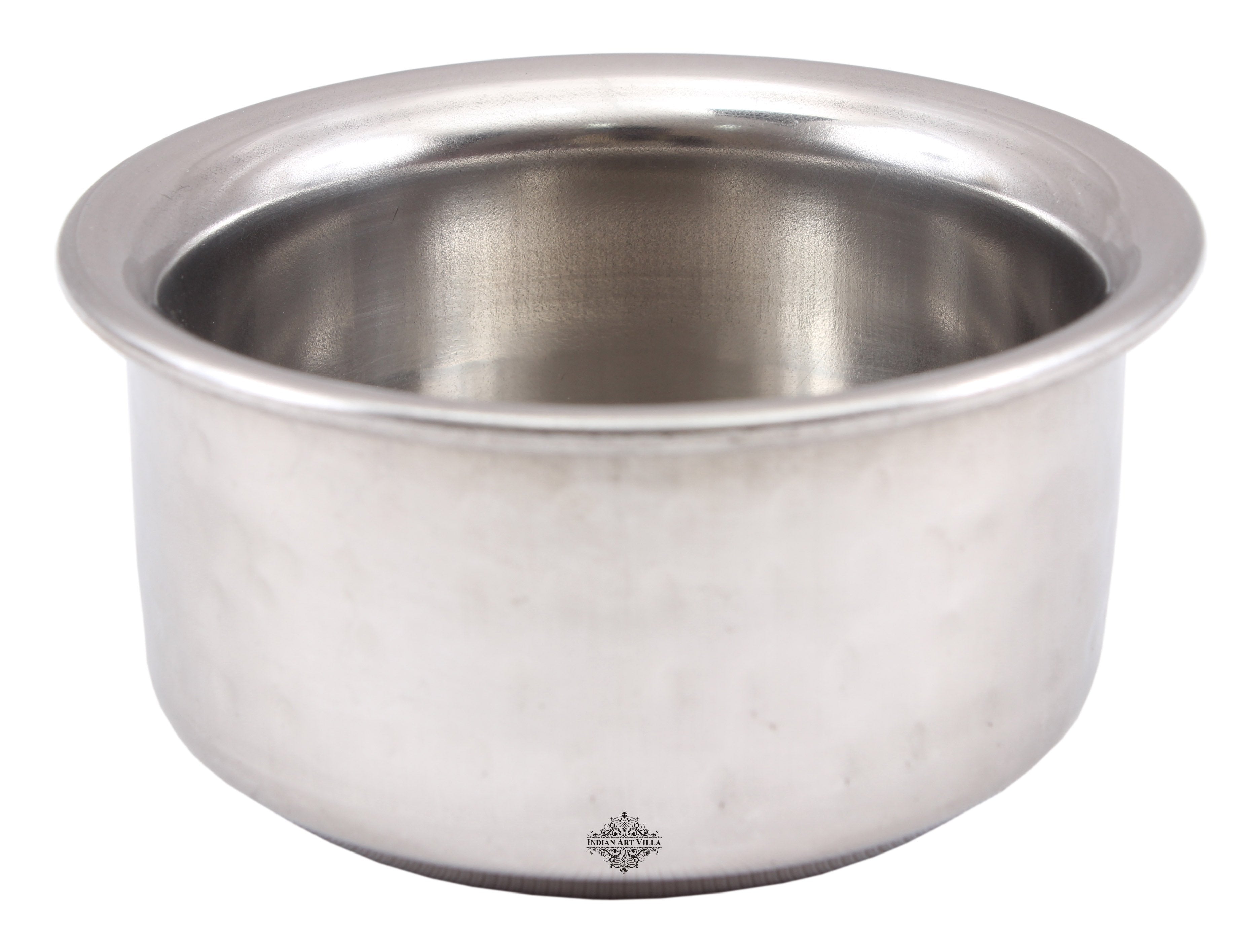 Pure Steel Hammered Design Round Beeded Bowl Katori