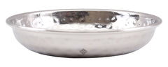 Steel Hammered Design Serving Rice Sweets Dinnerware