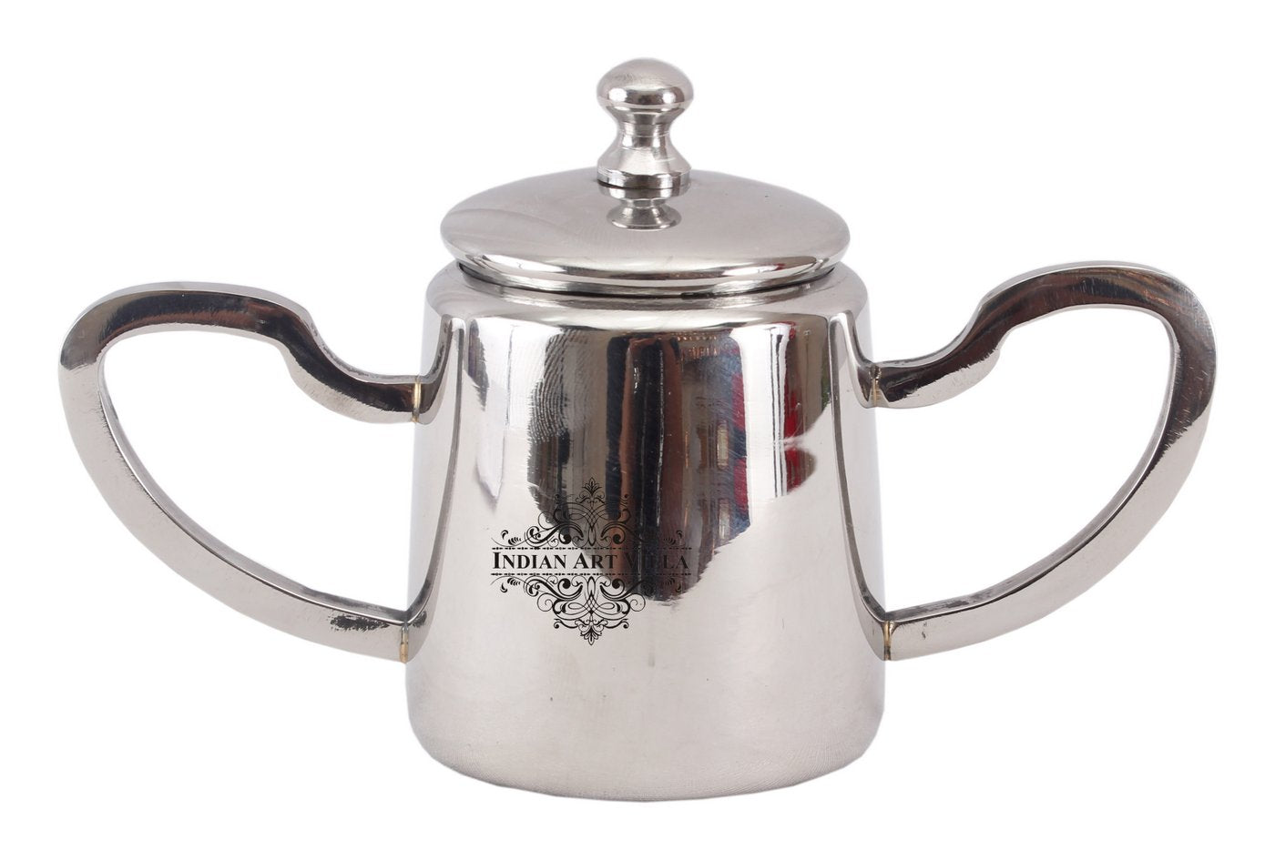 Steel Milk Pot Tea Pot & Sugar Pot With Shine Finish Design,Serverware, For Home, Hotels & Restarauant,
