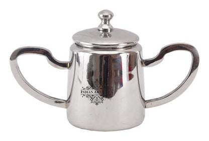 Steel Milk Pot Tea Pot & Sugar Pot With Shine Finish Design,Serverware, For Home, Hotels & Restarauant,