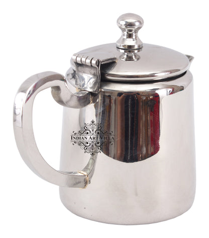 Steel Milk Pot Tea Pot & Sugar Pot With Shine Finish Design,Serverware, For Home, Hotels & Restarauant,