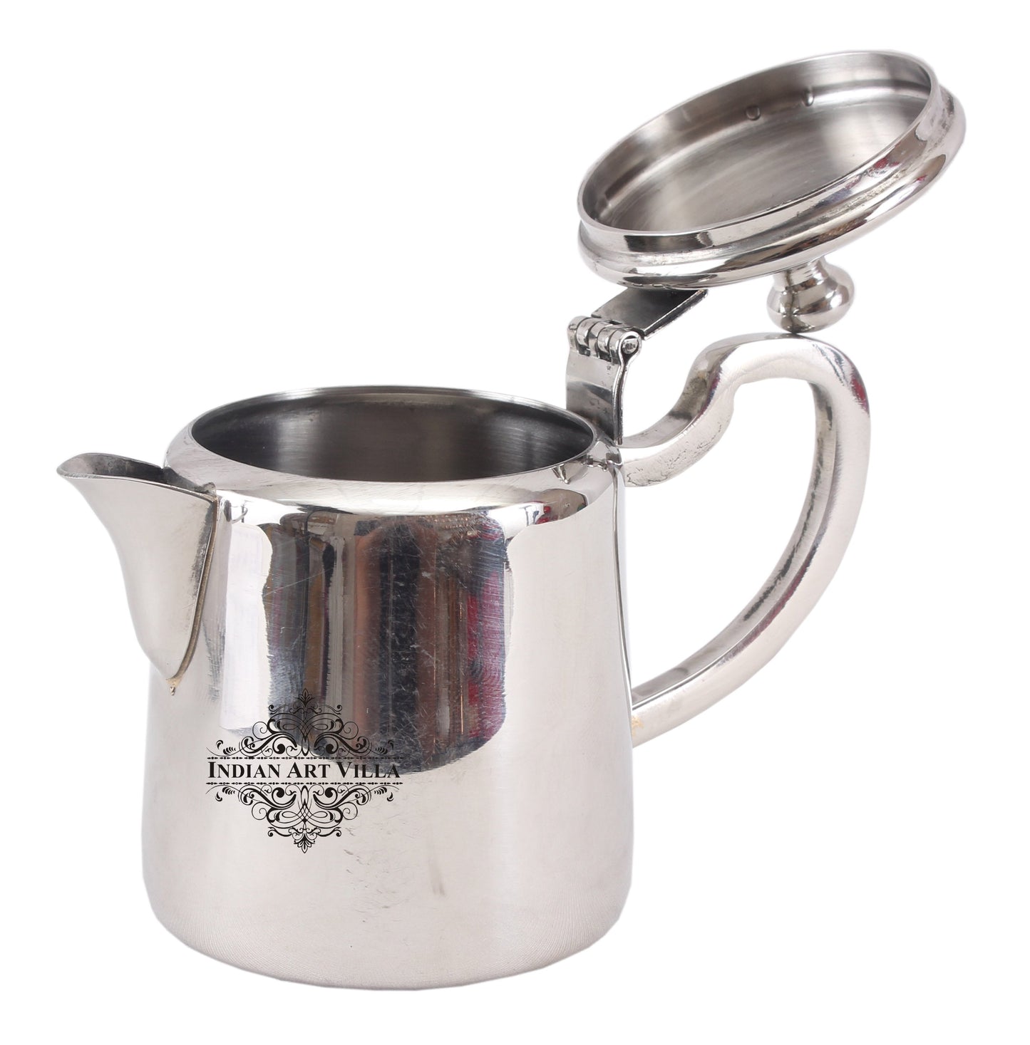 Steel Milk Pot Tea Pot & Sugar Pot With Shine Finish Design,Serverware, For Home, Hotels & Restarauant,