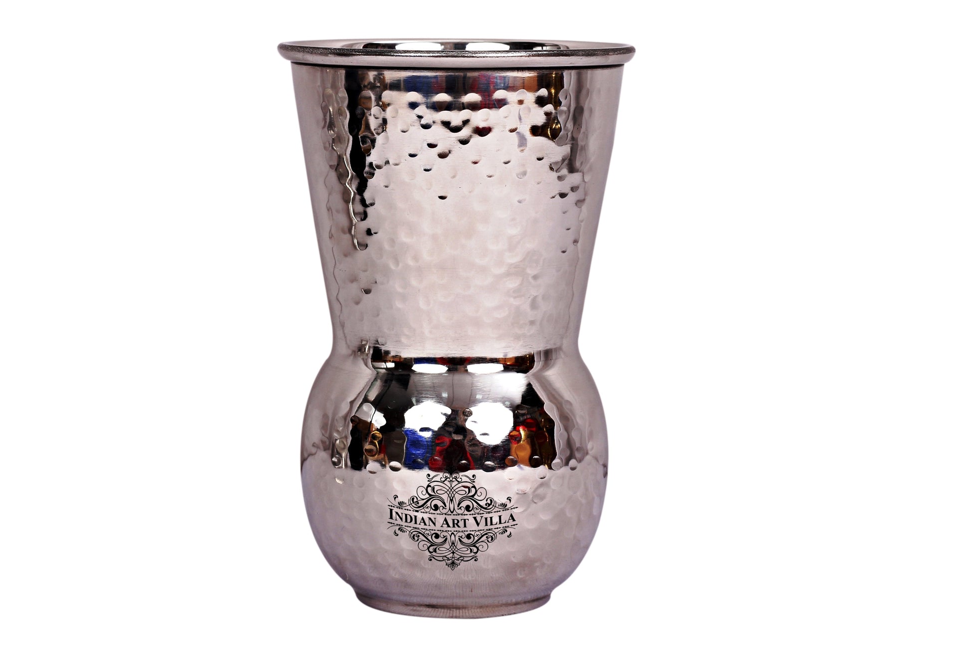 Pure Steel Hammered Design Mathat Glass