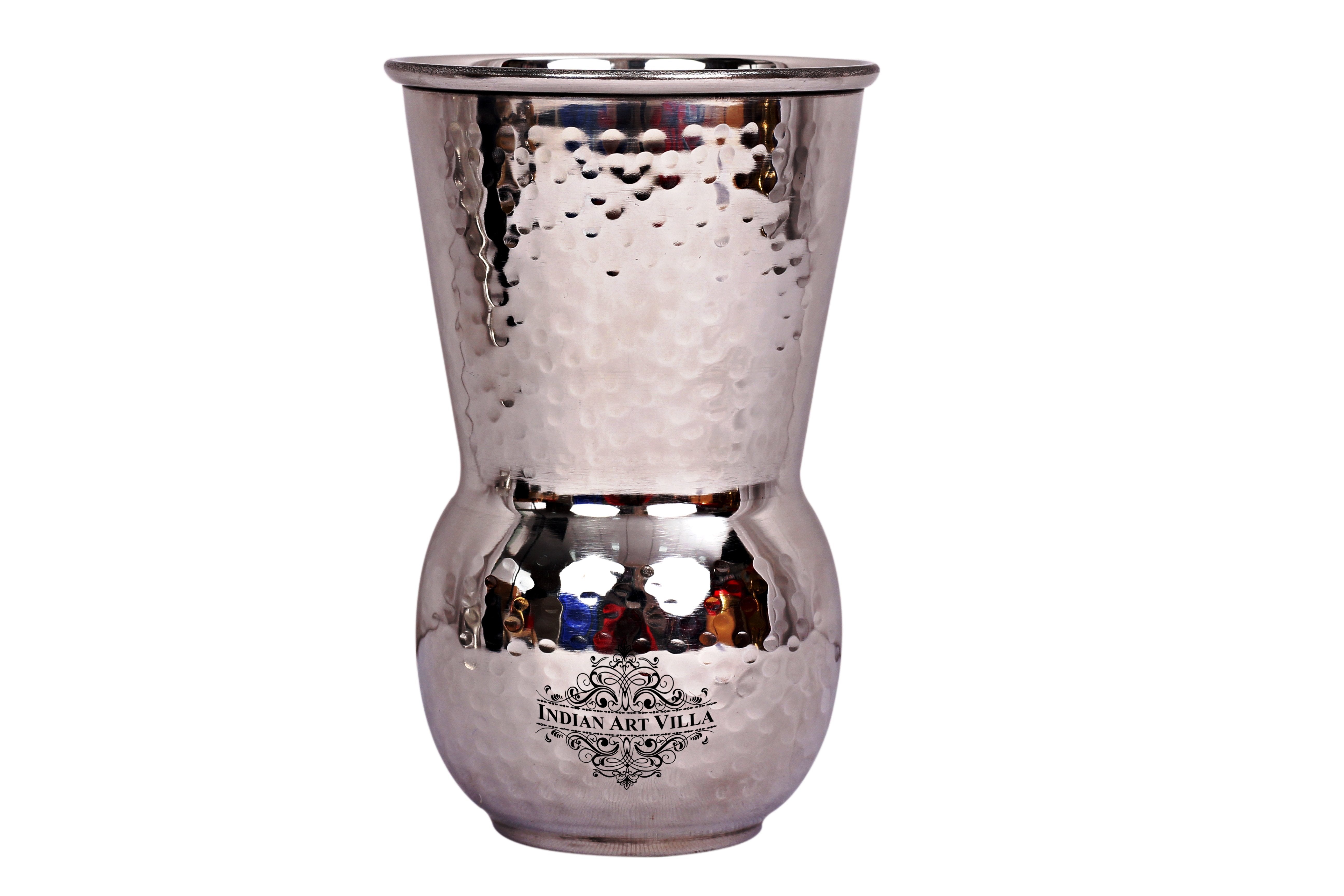 Pure Steel Hammered Design Mathat Glass