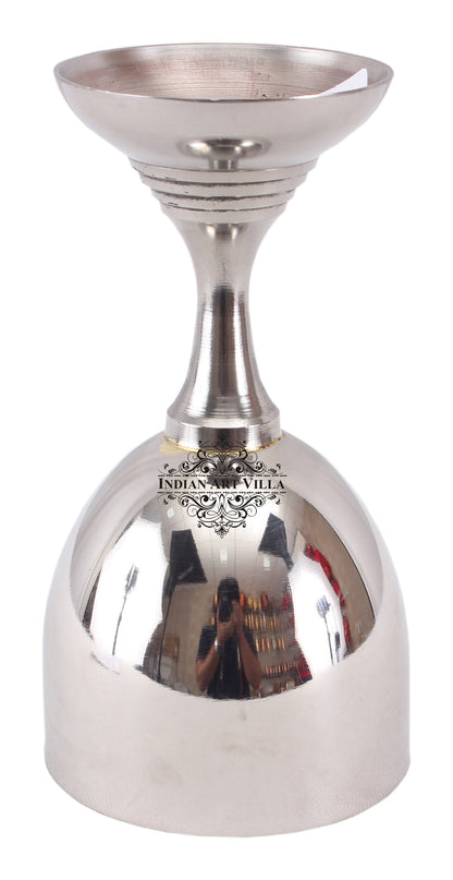 Steel Goblet Wine Glass with Stand, 270 ML