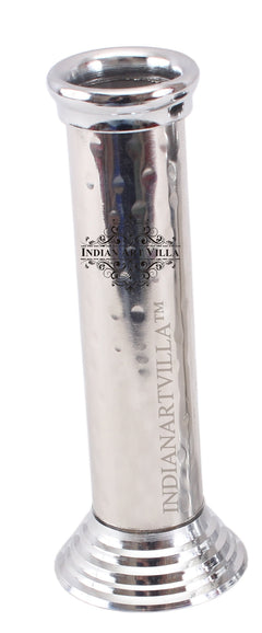 Steel Hammer Step Design Bud Vase -12 cms Height , TWO sets.