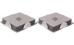 Stainless Steel Coaster with Holder