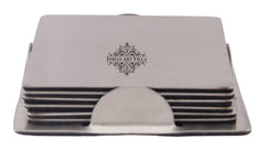 Stainless Steel Coaster with Holder