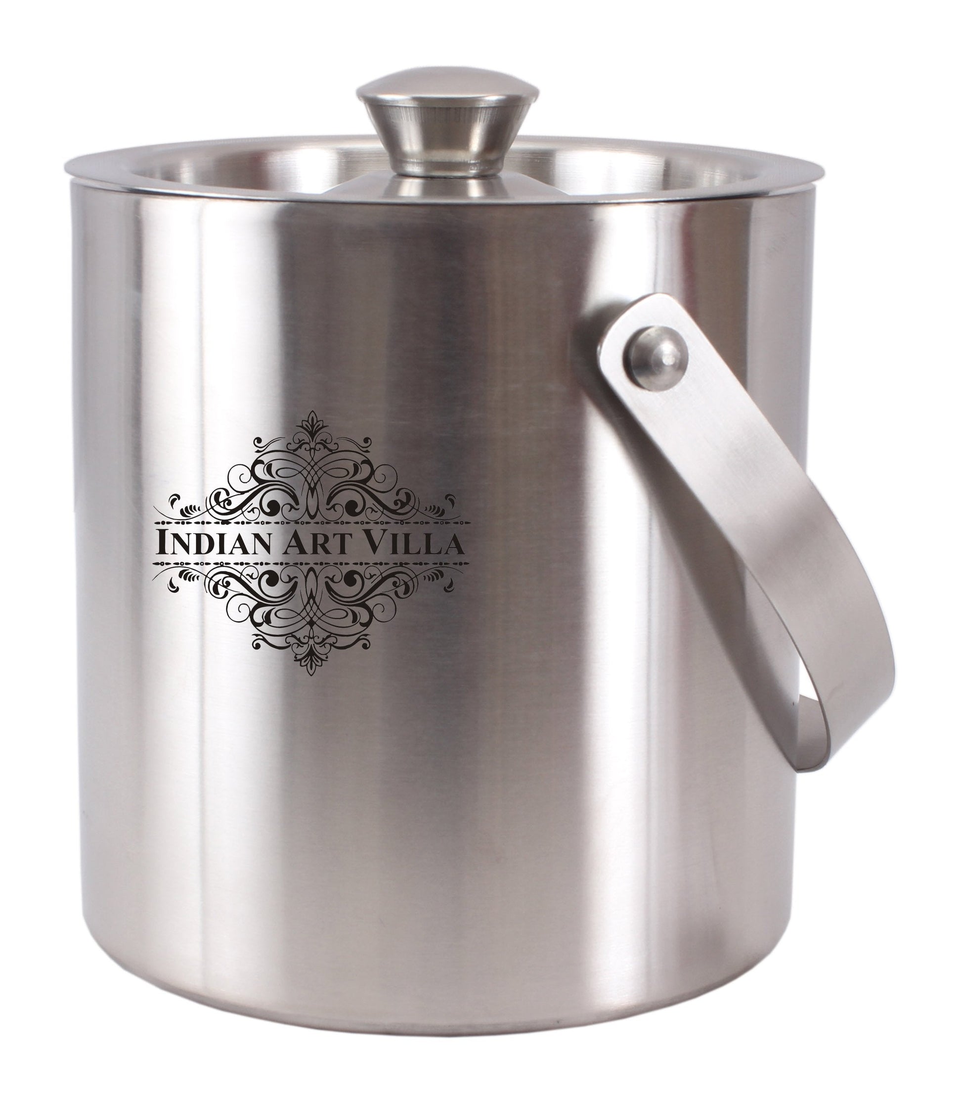 Pure Steel Plain Design Ice Bucket