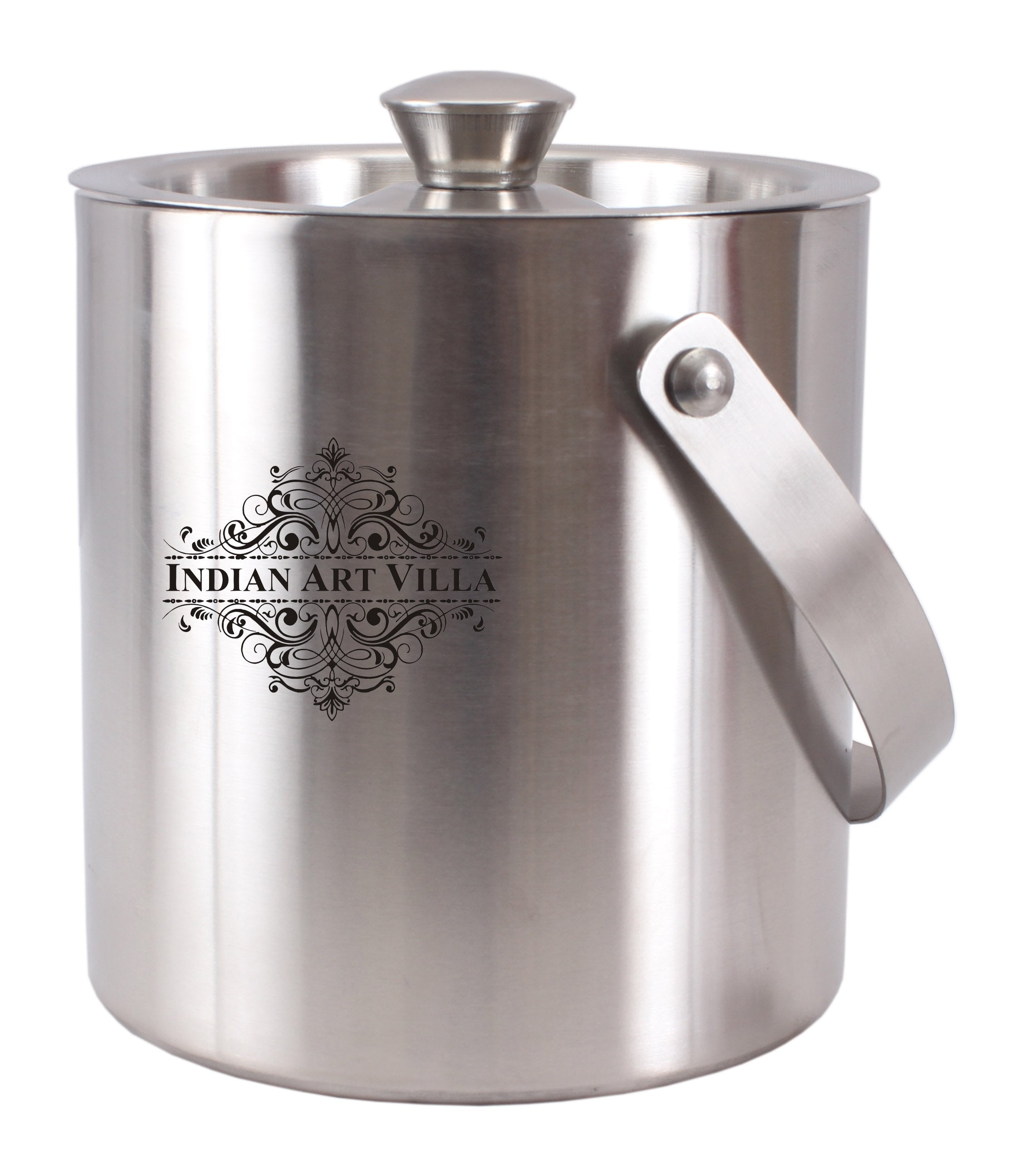 Pure Steel Plain Design Ice Bucket