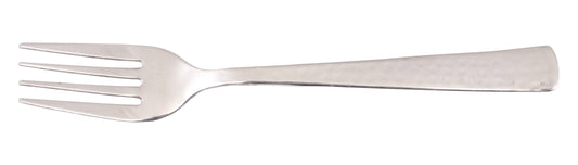 Pure Steel Hammered Design Dessert Fork