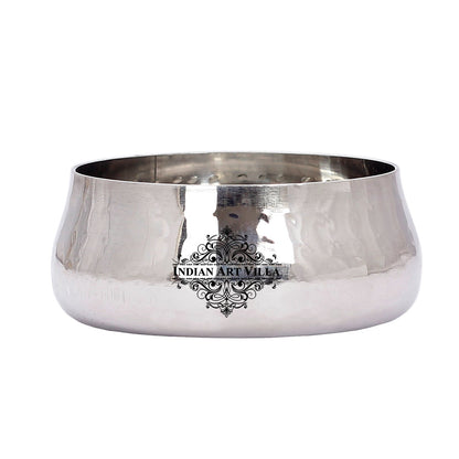 Elegant Steel Curved Bowl – Perfect for Every Celebration | Home | Hotel | Restaurant
