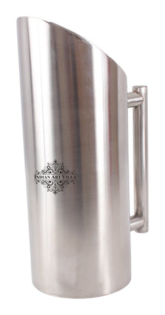 Handmade Pure Steel Designer Cut Jug, Drinkware, Serveware -1500 ML