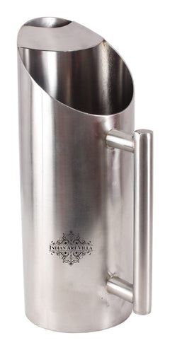 Handmade Pure Steel Designer Cut Jug, Drinkware, Serveware -1500 ML