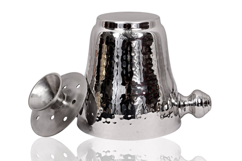Pure Stainless Steel Hammered Design Ice Bucket  1200 ML