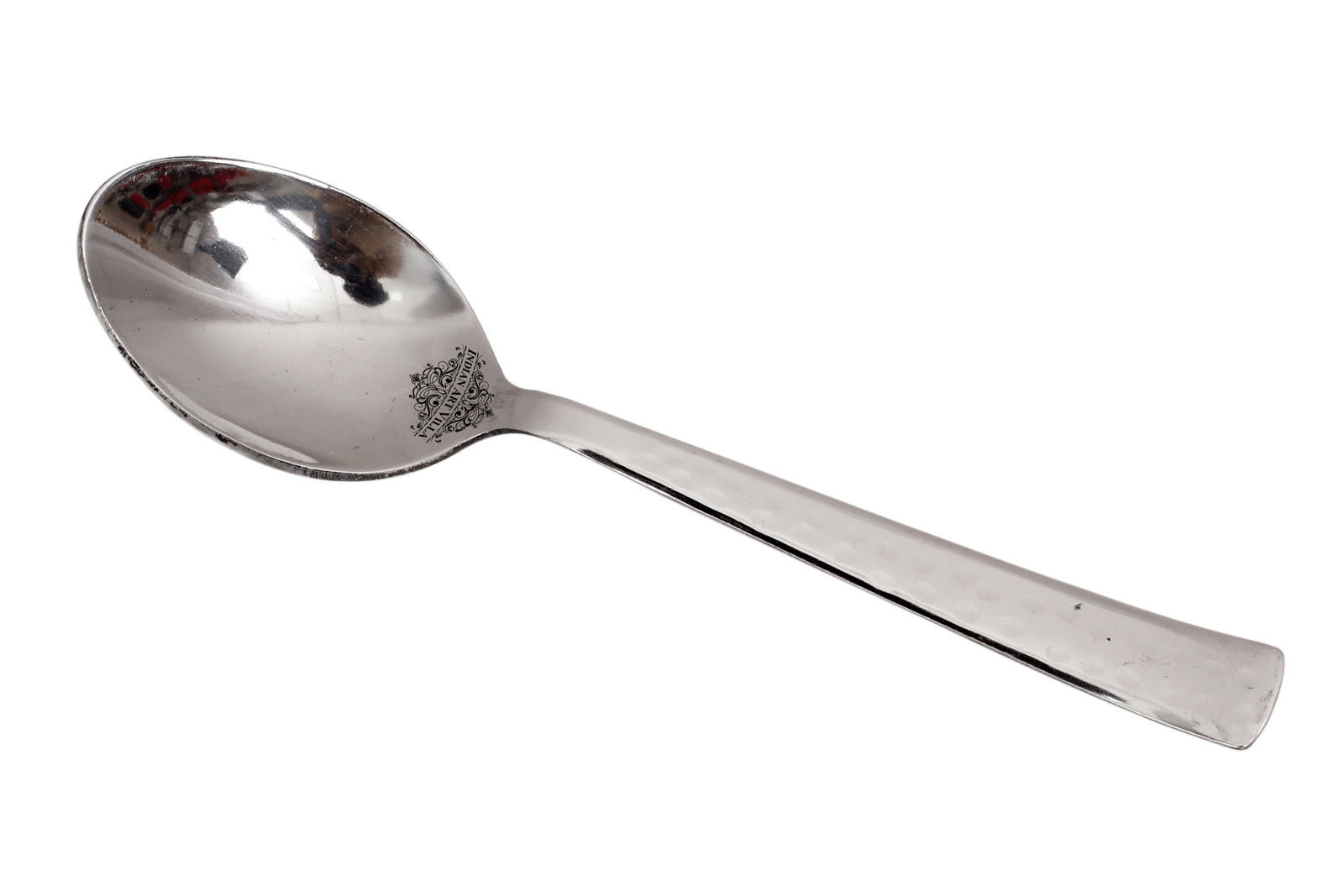 Stainless Steel Hammered Design Coffee Spoon