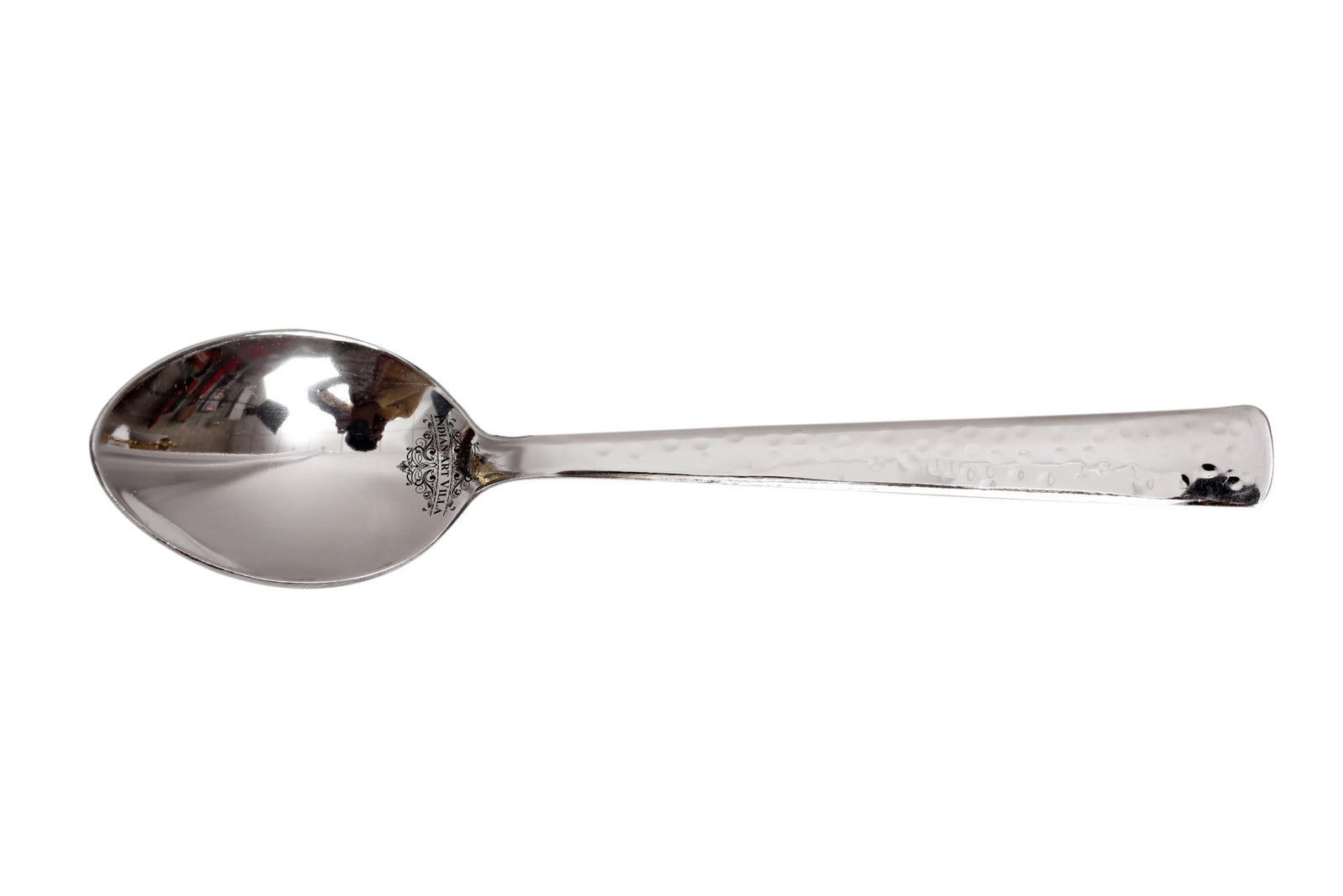 Handmade Hammered Premium Quality Stainless Steel Baby Spoon Cutlery, Silver