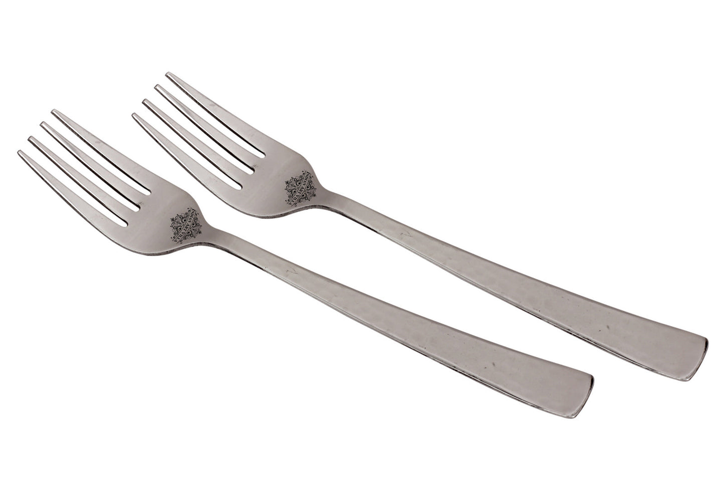 Handmade Pure Stainless Steel Spoon | Dessert  Fork Cutlery, Hammered Design