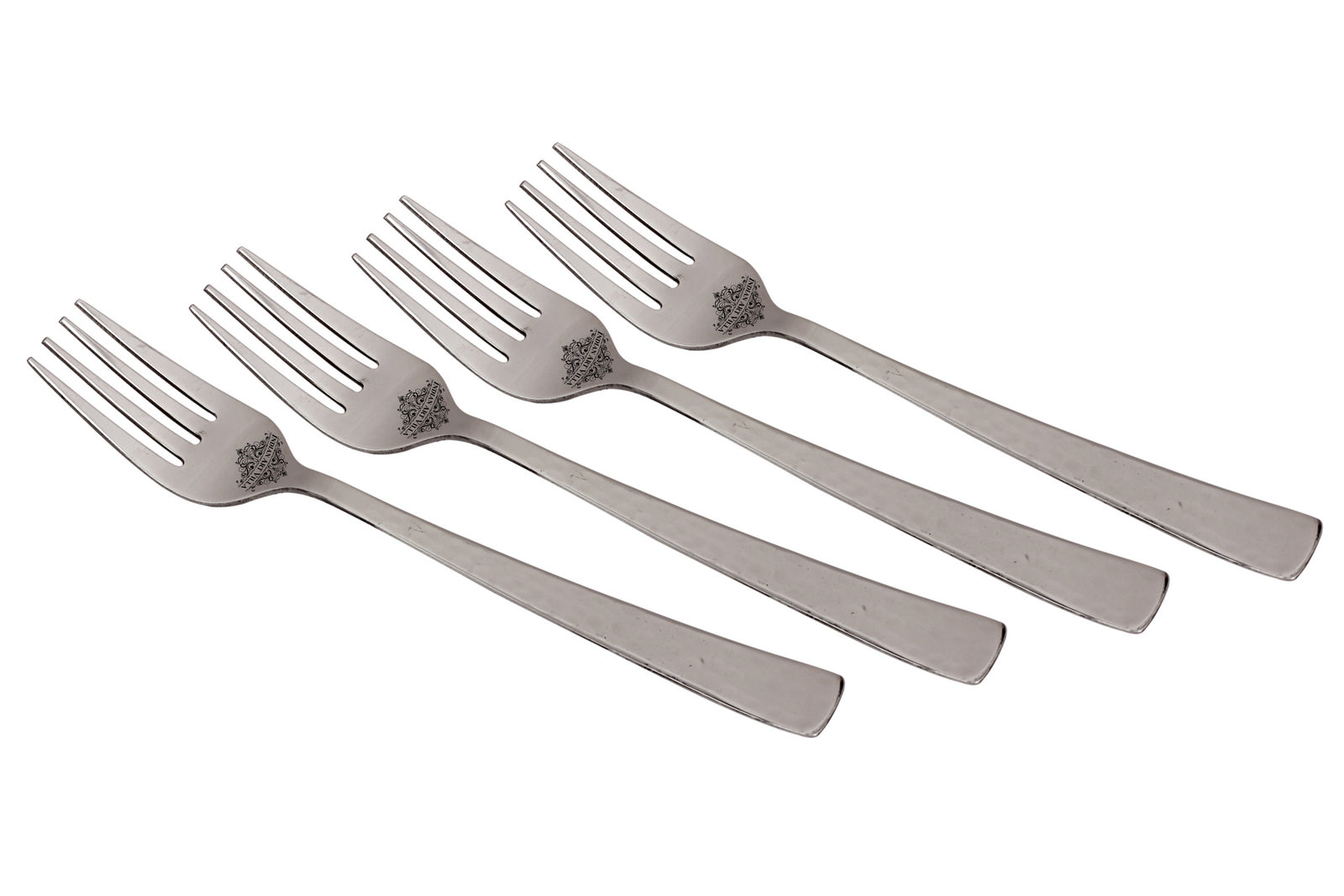 Handmade Pure Stainless Steel Spoon | Dessert  Fork Cutlery, Hammered Design